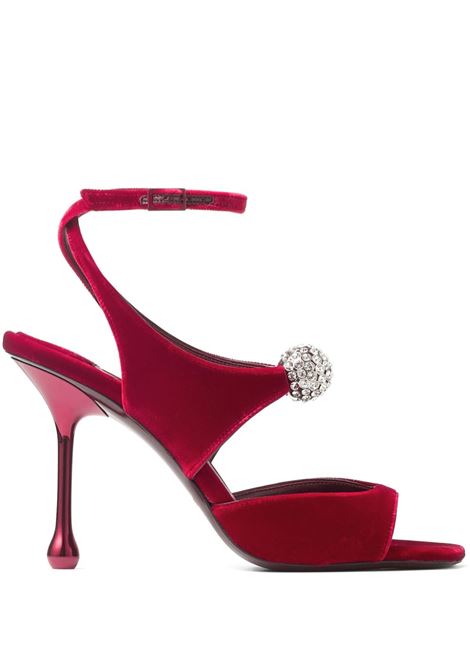 Ruby red 95 Orb sandals Jimmy choo - women JIMMY CHOO | ORB95IQBRDCRYSTL